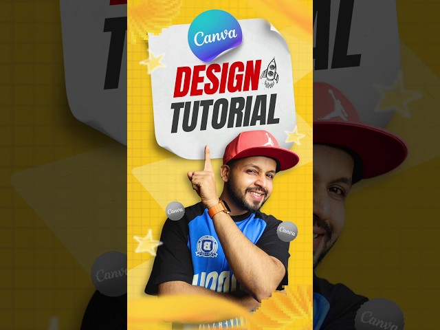 Canva Social Media Post Design Tutorial | Canva tutorial #CanvaDesign #SocialMediaTips #CanvaHacks