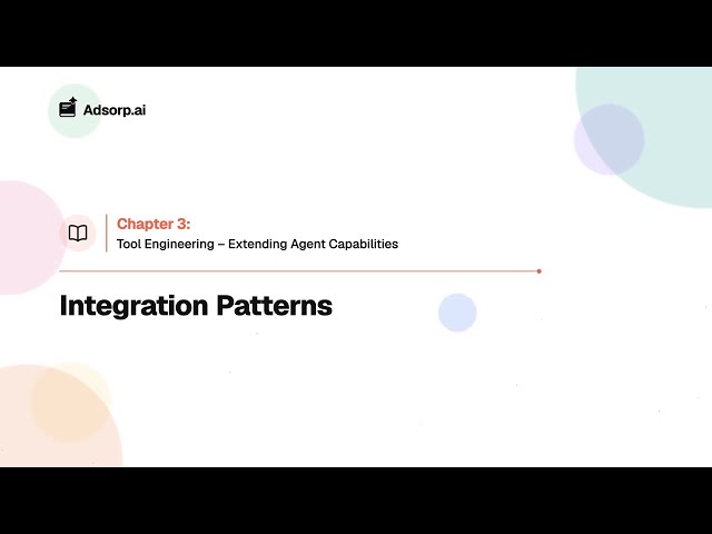 3.2 Integration Patterns | Tool Engineering