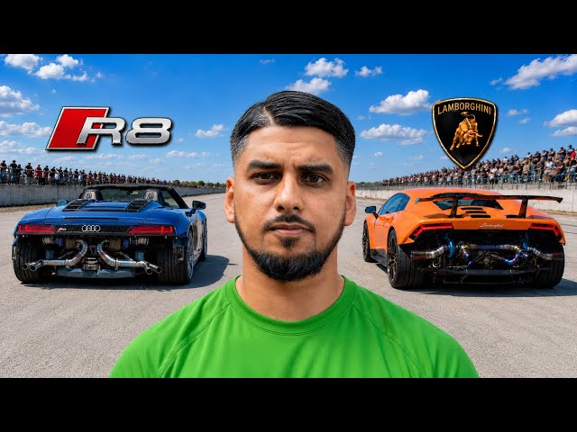 TAKING MY £500,000 CAR COLLECTION RACING AT THE AIRSTRIP