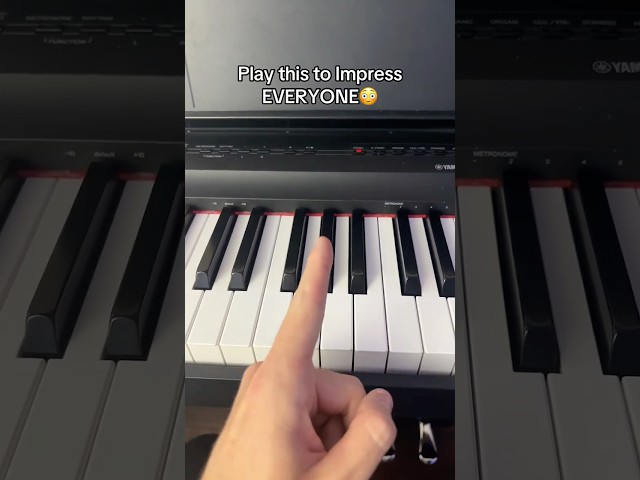 How to Impress EVERYONE on the Piano #easy #piano #tutorial