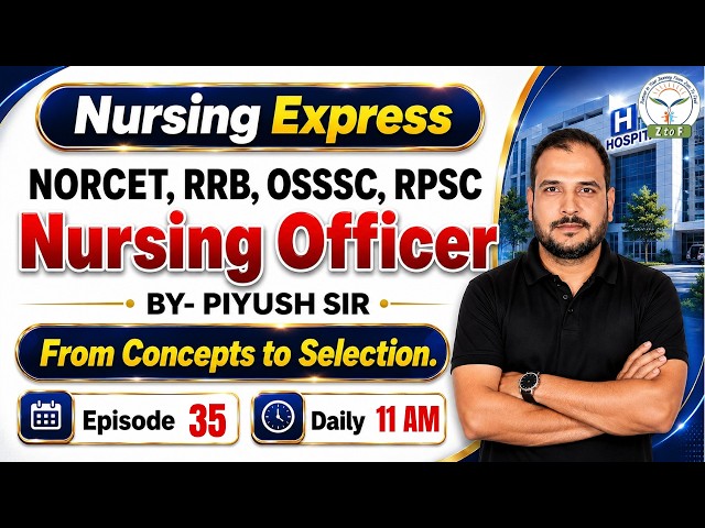 SGPGI | NORCET-11 | RPSC Staff Nurse | HIGH YIELD QUESTIONS | #35 || Z TO F NURSING