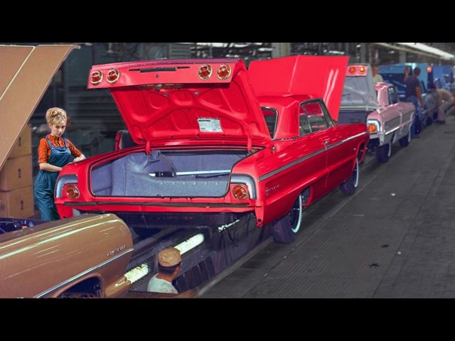 This is how Chevrolet Impala was made in the US in the 1960s - American Retro Car Factory