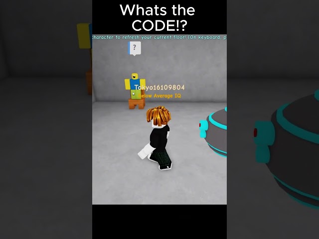 What's the CODE!? It's easy lol!! Roblox IQ TEST GAME