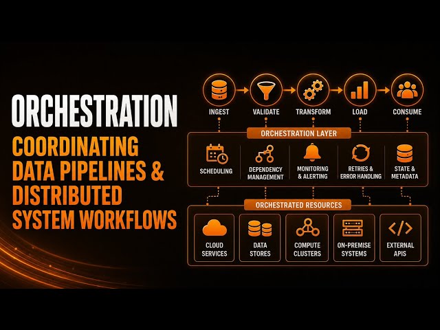 Orchestration | Coordinating Data Pipelines and Distributed System Workflows | Uplatz