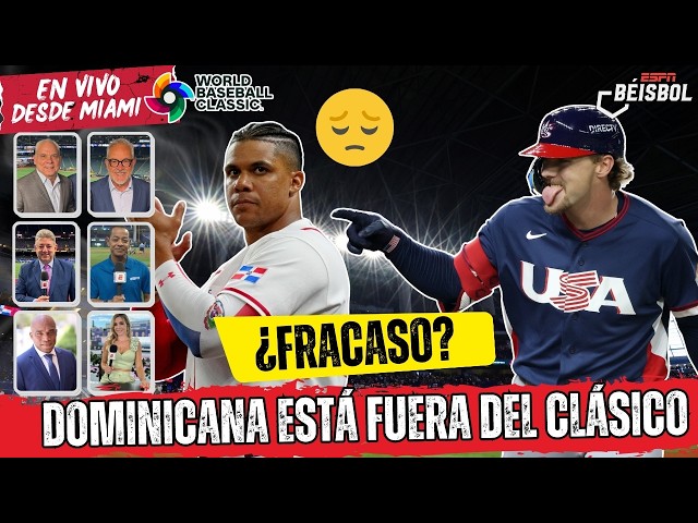 The Dominican Republic was eliminated from the World Baseball Classic by the United States. A fai...
