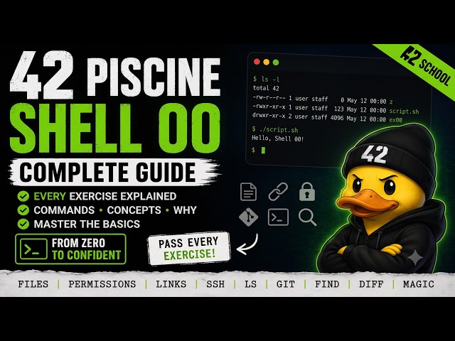 42 School Shell 00 Explained | Full Guide for Beginners