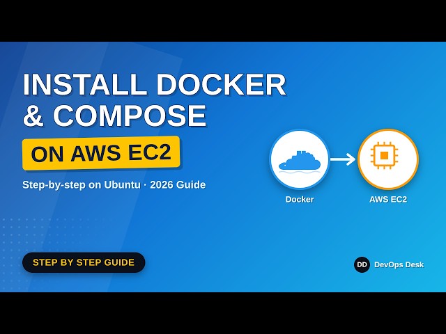 How to Install Docker & Docker Compose on AWS EC2 (Ubuntu) | Step-by-Step 2026 Guide