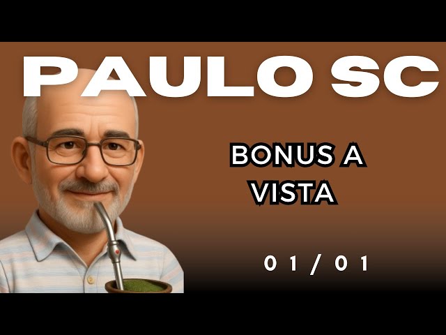 PAULO SC 01/01 BONUS AND PAYMENT UPDATE