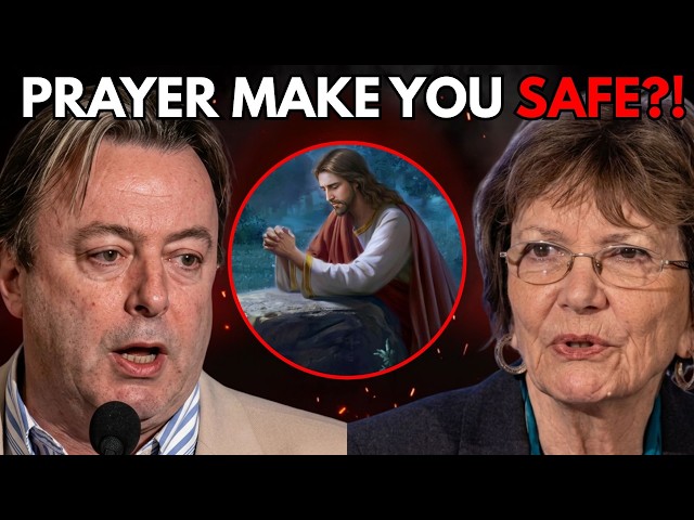 Hitchens CRUSHES Christianity Broadcaster "Does PRAYER Make You SAFE?!"