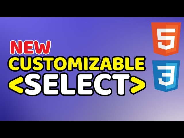 How to Create Custom Select Element in HTML CSS