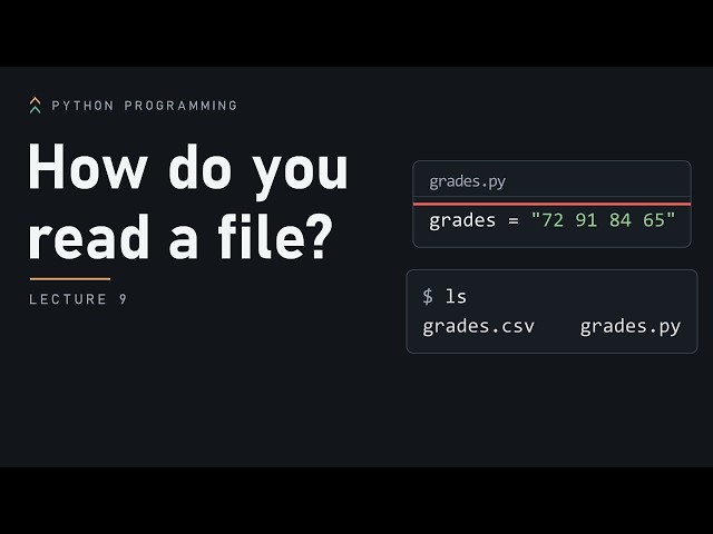 09. Files | Python Programming