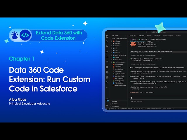 Data 360 Code Extension: Run Custom Code in Salesforce | Chapter 1