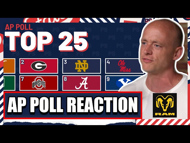 AP Poll Week 4 Reaction...MOST Overrated & Underrated Teams - Josh Pate's College Football Show