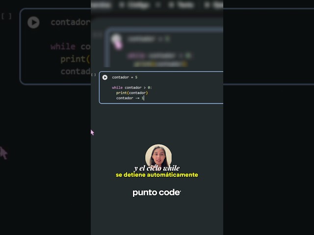 Your first while loop in Python? 👀 Learn at Punto Code #python #WhileLoop #programming