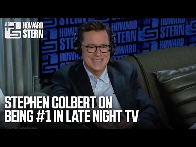Stephen Colbert on "The Late Show," His Favorite Guest, and Taking Over From David Letterman (2018)
