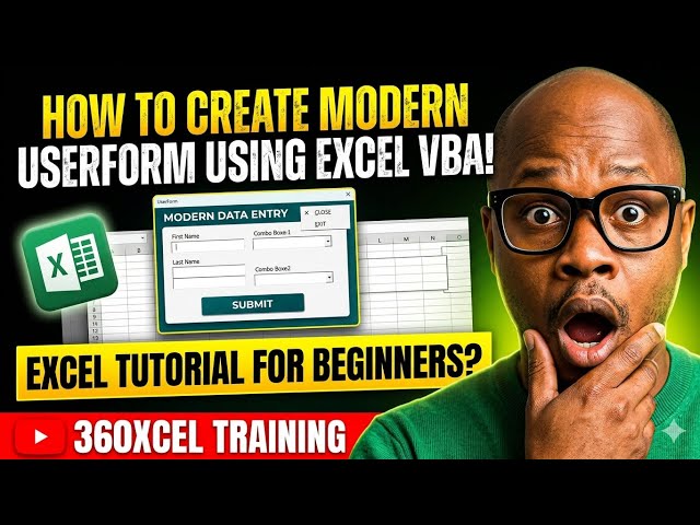 How to create modern user-form using Excel VBA / Advanced Excel 