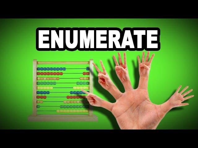 Learn English Words: ENUMERATE - Meaning, Vocabulary with Pictures and Examples