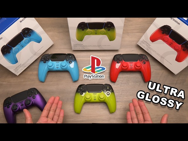 Desempaquetado de los nuevos mandos Hyperpop de PS5 | Comparativa de los DualSense en colores Tec...