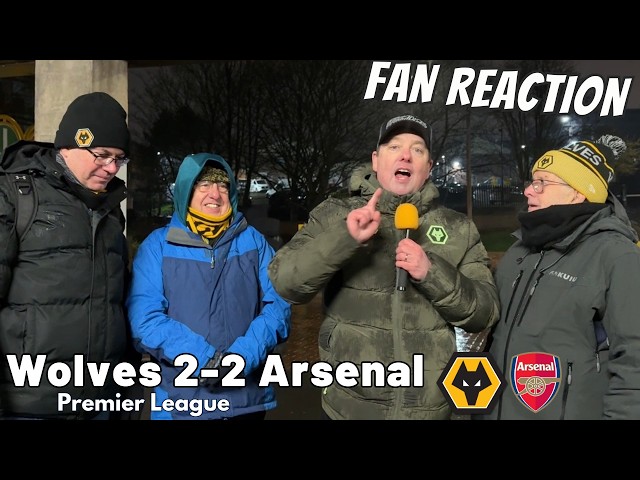 KARMA 🤩 WOLVES 2-2 ARSENAL Instant Fan Reaction | Premier League