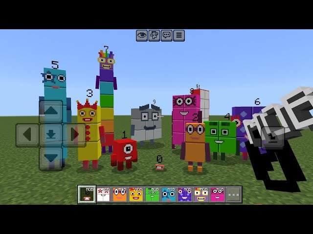 Number Blocks ADDON in Minecraft PE