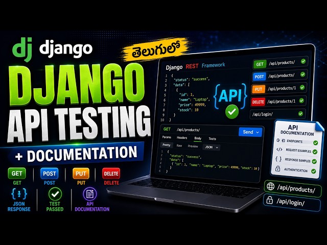 Django REST API Testing & Documentation | Test APIs Step-by-Step
