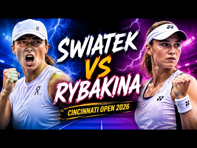 Iga Swiatek vs Elena Rybakina 🔥 REVENGE BATTLE! | Cincinnati Open 2026 | Match Highlights