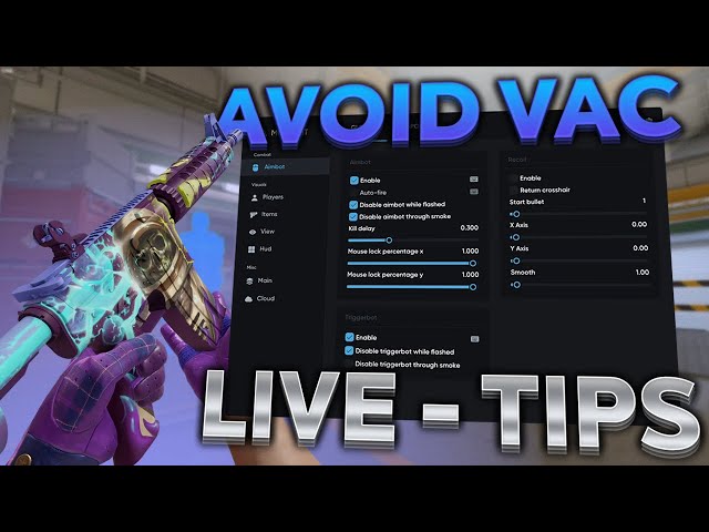 AVOID VAC LIVE WITH THESE TIPS (CS2 CHEATING)