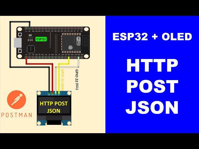 ESP32 OLED HTTP POST JSON Testing with Postman | Postman API Testing Tutorial | HTTP POST JSON