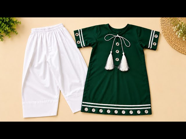 14 August Special Baby Girl Dress || Latest Design Cutting & Stitching 2026