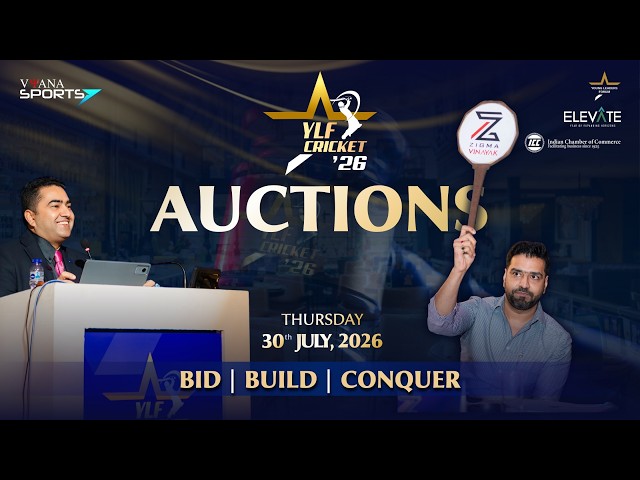 YLF Cricket Auctions 2026 | Vyana Sports 
