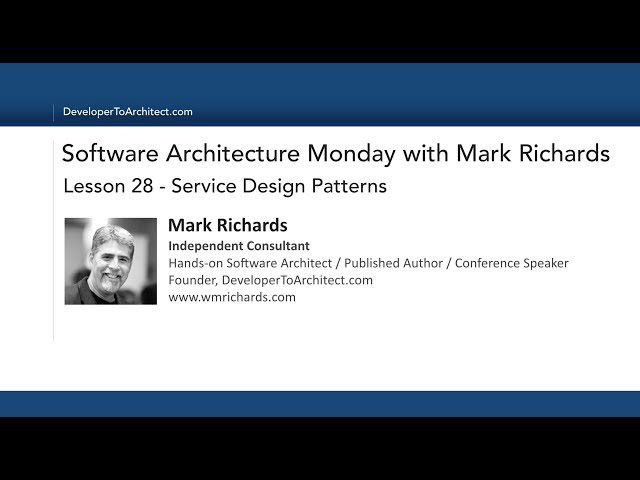Lesson 28 - Service Design Patterns