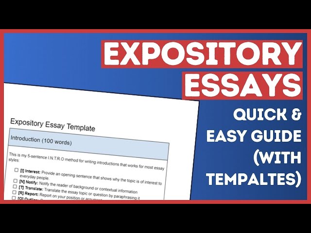 How to Write an Expository Essay (It's Easy!)