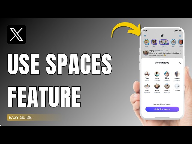 How To Use Twitter X Spaces Feature 2026 !