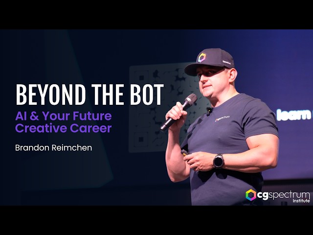 Beyond the Bot: AI & Your Future Creative Career | Brandon Reimchen CGS LIVE 2026