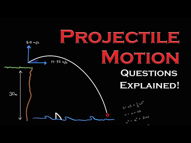 Projectile Motion: 3 methods to answer ALL questions!