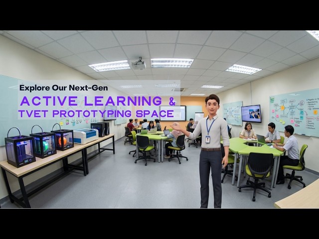 Explore Our Next-Gen Active Learning & TVET Prototyping Space in 360°!