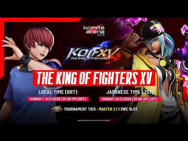 Komitê Arena 2026 | KOF XV | TOP 16 & TOP 8