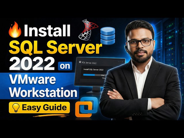🔥Install SQL Server 2022 on VMware Workstation | 💡Easy Guide | Beginner Tutorial#sqlserver #azuresql