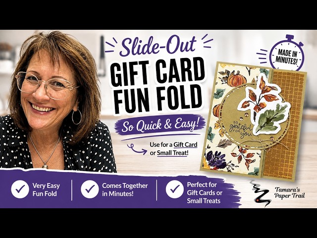 Easy Slide-Out Gift Card Fun Fold - Make It in Minutes!    MCM Aug 24, 2026