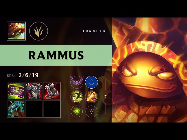 Rammus Jungle vs Jarvan IV (Carnage) - EUW Master Patch 26.14