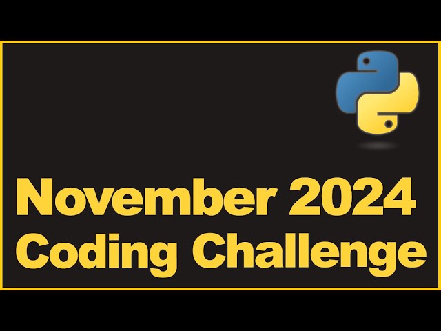 Python Coding Challenge - November 2024 | Keyboard Rows