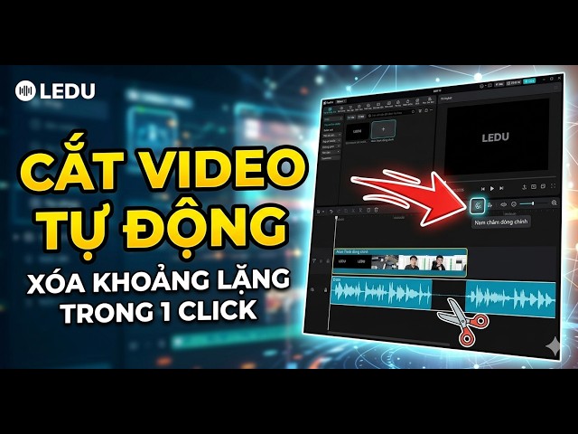 Cách TỰ ĐỘNG XÓA KHOẢNG LẶNG trên CapCut PC | Tiết kiệm 90% thời gian Edit