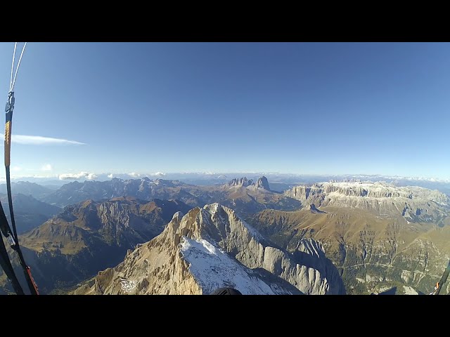 [FULL FLIGHT] PARAGLIDING Dolomites 2021-10-16