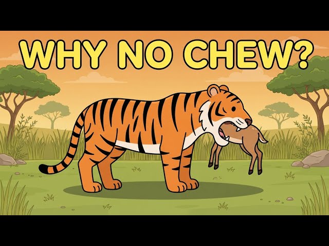 Why Don’t Predators Chew Their Food?