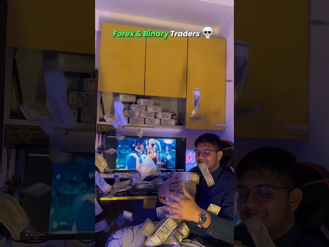 Options Traders Vs Binary & Forex Traders 💸💹 #binary #trading