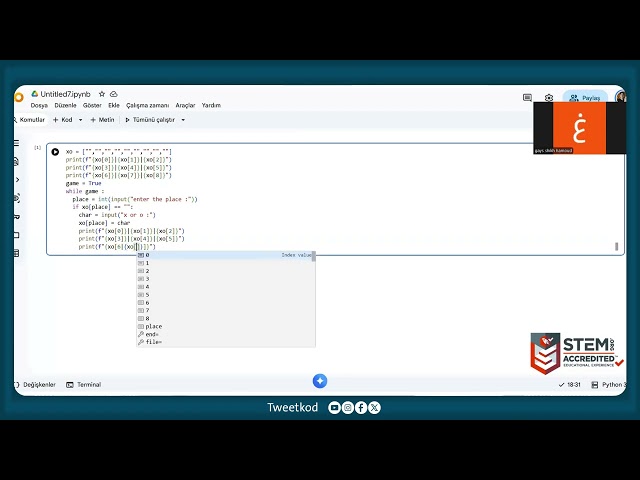 ĞAYS SHIKH HAMOUD Python for High School Students Level 1 TweetKod