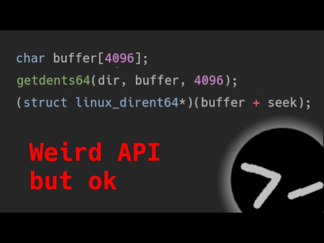 Linux kernel APIs can be a little out there