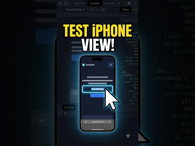 Test an iPhone Layout Without an iPhone 📱 #shorts