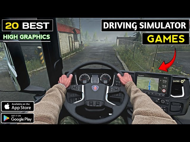 Top 20 High graphics driving simulator games for mobile 2026 💯