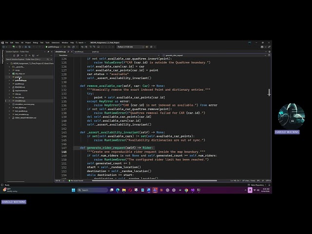Efficient Ride-Sharing Simulator: Final Assembly and Analysis